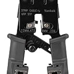 MT-VIKI Network Cable Crimper with LAN Tester for 4P 6P 8P Telephone Cable RJ45/RJ12/RJ11 Network Cable Pliers Ratchet Crimping Tool Modular Telecom Crimping Tool (PACK OF1)-picture-15