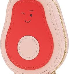 VEMILIO Avocado Shaped Mini Card Holder Wallet for Women & Girls | Cute Zipper Coin Purse with 11 Slots | Compact Accordion Wallet for Cards, Cash & Coins (Pink)-image-58