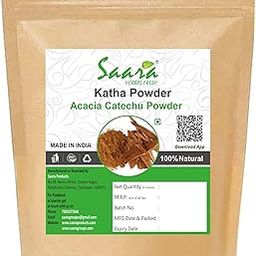 Saara HERBAL FRESH Katha Powder, 70g, Khair Chaal Powder, Khadir Chaal Powder, Acacia Catechu, For Hair Care (Pack of 1 x 70g)-image-86