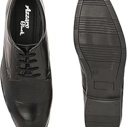 Genuine Leather Formal Shoes for Men || for Formal Business Meetings || Lace Up Stylish & Comfort (Black, 10)-image-18
