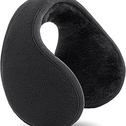 Winter Ear Muffs for Men Women Classic Unisex Fleece Ear Warmers for Cold Weather Behind the Head Earmuffs Adjustable-image-53