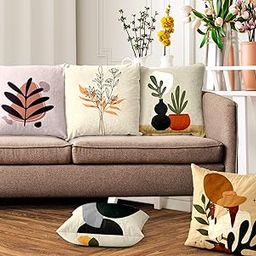 Ultimate Trends Polyester Digital Modern Printed Cushion Cover 16x16 Set of 5, Multi Color(UTCC-New-03_16)-19
