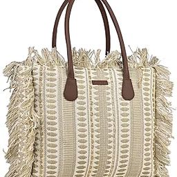 Cotton Jacquard Tote Bag for Women, Stylish Handbag for women with Zip Closure | Fit for Office Bag, College, Travel Use | Handcrafted in India-image-21