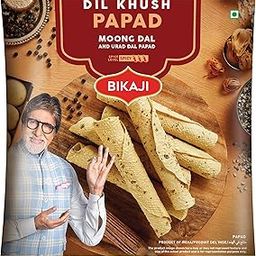 Bikaji Dil Khush Papad - Quality Papads | 400g Pack| Appadam | Pappadam | Prepared under Strict Hygiene Conditions | Delicious & Digestive | Perfect Meal Companion | Balanced Spices-image-86