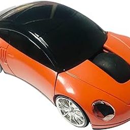 CALANDIS 2.4G Wireless 3D Car Led Optical Gaming Mouse Mice USB Receiver for Pc Laptop Orange-20
