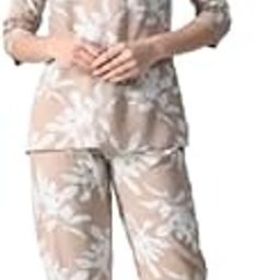 Women's Rayon Printed Night Wear Top and Bottom Night Suit Set-image-60