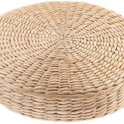 LOOM TREE® 2xRound Straw Woven Tatami Cushion Floor Pouf Meditation Seat Mat 45x45cm | Yard, Garden & Outdoor Living | Patio & Garden Furniture | Cushions & Pads-image-40