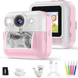 Instant Camera Printer Click Photo Print, Inkless, Bluetooth HD Print, Android, iOS. Instant Print Battery Operated USB Rechargeable, Multifunctional Camera with MP3 Music, Games Pack of 1-image-7