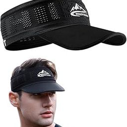 PROBEROS® Casual Sun hat Mens Sport Cap Visor hat, Breathable Stretchy Headband UV Protection Lightweight Sport Sun Visor Hat for Women Men Sport Sun Visor Hat for Running, Jogging, Tennis-picture-19