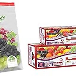 Shalimar Zip 'N' Slider Bag Combo Pack Size (Small + Medium) Zip Lock/Vegetable/Fridge/MultiPurpose Storage Bag Pack of - 2 (30 Bags) Reusable and Reclosable with Slider Lock-image-21