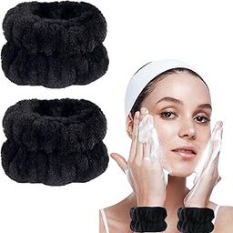 Wrist Towels for Washing Face, Face Washing Wristbands, Flannel Wrist Wash Towel Band, Absorbent Wrist Bands for Washing Face, Stretchy Wrist Spa Washband, Wrist Wash Bands for Women, Girl, Men-image-89