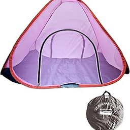 Al-Shahabuddin Foldable Mosquito Net Double Bed King Size (6.5 X 6.5 Ft) Portable Camping & Hiking Tent Type Machardani Pink-14