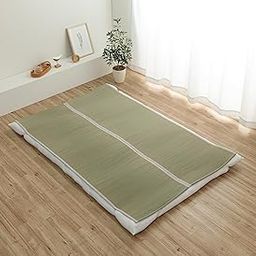 Ikehiko #112292920181201 Goza Goza Goza Weeding Sheet Double Sleeping Sheet Natural Approx. 51.2 x 78.7 inches (130 x 200 cm) with Elastic Band Free Stain-free Dirt Antibacterial Odor Odor Deodorizing-image-72