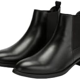 Presents Premium Leather Shoes Versatile Elegance | High Ankle Boot| Comfortable Formal Office & Casual Wear Shoes | Soft Cushioned Insole & Slip-Resistance For Men's & Boys-image-74