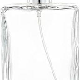 Hunky Dory 100ml Empty Clear Glass Delicated Perfume Decant Spray Bottles with Metally Pump and Unique Cap For DIY Perfume, Essential Oils, Rose Water, Travel Use (Pack of 1)-12