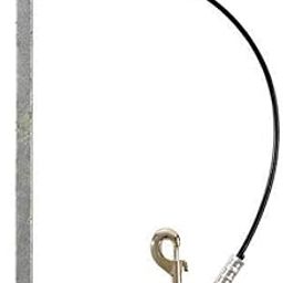 BSN Sports Soccer Goal Anchor Spike Soccer Field Accessories, Silver, Large-0