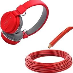 Elevea ( 12 Years Warranty - Comfortable On-Ear Bluetooth Wireless Headphone, Flexible 2.5mm Copper Wire for Home or Domestic Industrial Electric Wiring, Electric Wire-10Mtr (Red Color)-picture-27