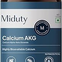 Miduty Calcium Alpha-Ketoglutarate (Ca-AKG) – 99% Stabilized Calcium AKG - Longevity & Bone Health Supplement For Men & Women – Supports Energy, Muscle Strength & Healthy Aging – 60 Veg Capsules-image-47