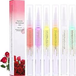 NAILWIND Nail Cuticle Oil Pen, Nail Cuticle Oils Nutrition Oil Pen Cuticle Revitalizer Oil Pen for Nails with Soft Brush Cuticle Oil Bulk Softener Moist Gel Nail Treatment Nourishment Fruity-50
