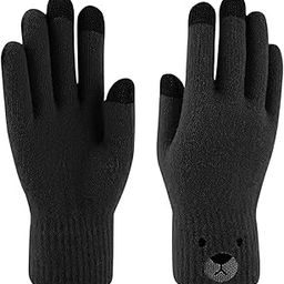 Tomorrow Touchscreen Winter Gloves for Girls - Warm and Cute Animal Design, Cold Weather Outdoor Activities, Soft Knit-image-97