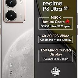 realme P3 Ultra 5G (Glowing Lunar White, 8GB RAM, 128GB Storage) | Dimensity 8350 Ultra | 50MP+8MP Cam | 16MP Front | 6.83” 120Hz AMOLED | 6000mAh Battery | 80W Fast Charging | Upto 16GB RAM Expansion-26