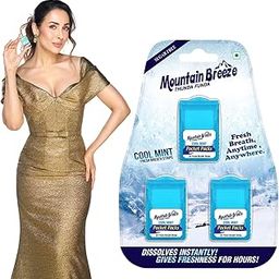 Mountain Breeze Oral Hygiene Mouth Freshener Sugar Free Cool Mint Flavoured Breath Strips (24 Strips each Cassatte)-Pack of 1(3 Cassette)-image-90