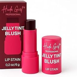 HUDA GIRL PINK Jelly Blush Tint – Hydrating & Lightweight Cream Blush for Cheeks & Lips, Long-Lasting, Blendable Matte Finish Multipurpose Blush Stick for Women (PINK)-13
