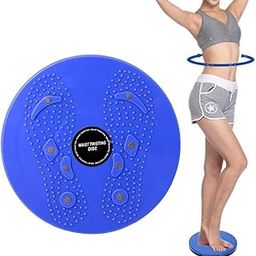 Drumstone (𝗦𝗽𝗲𝗰𝗶𝗮𝗹 𝟭𝟬 𝗬𝗲𝗮𝗿𝘀 𝗪𝗮𝗿𝗿𝗮𝗻𝘁𝘆) Twisting Waist Disc - Magnetic Core Twister Board for Slimming, Strengthening & Reflexology with Foot Massage for Abs, Hips, Back, and Blood Circulation.-image-99