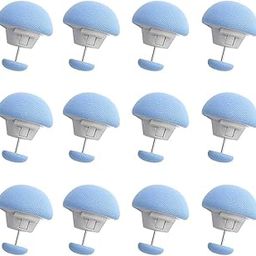 Avon Wellness Duvet Cover Holding Quilt Fixing Clips,Mushroom Round Fixing Clips with Buttons,Blanket,Duvet Cover, Holding,Quilt Clip Fasteners,Non-Slip for Fixing Curtain Socks Mattress (8, Blue)-picture-16