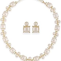 Latest Stylish Design Fancy Pearl Necklace Jewellery Set for Women(16467s)-image-75