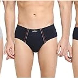 Men's Cotton Originals Brief Snug Fit Solid Innerwear - Salsa Brief (Pack of 3)-image-27