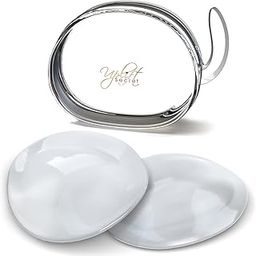 Silicone Bra Inserts - Clear Gel Push Up Breast Pads - Bra Padding Bust Enhancer-image-11