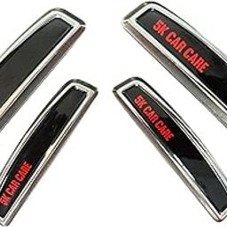 5K CAR CARE Universal Car Door Edge Guards, Black with Red Text, Weatherproof Scratch Protection, Set of 4, Easy Install-11