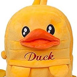 Duck Kids School Bag Soft Plush Backpacks Cartoon/Boy/Girl/Baby/ (2-5 Years) Yellow, Duck-image-75