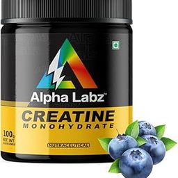 Alpha Labz Impact Creatine Monohydrate Powder Post/Pre Workout Supplement for All Sports and Exercises - Increase Muscle Strength & Endurance - Fast Dissolving | Creatine Monohydrate for Strength and Muscle Growth [33 Servings, Blueberry]-image-21
