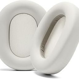 WC Wicked Cushions Extra Thick Earpads for Sony XM5 - Soft PU Leather Cushions, Luxurious Noise Isolating Memory Foam, Added Thickness | Silver-picture-26