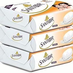 Santoor Sandal & Almond Milk Soap, 150g (Pack of 3) for Moisturised Soft Skin-46