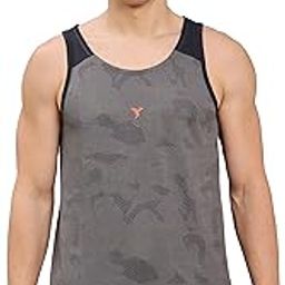 Mens Crew Neck Gym Vest-image-35