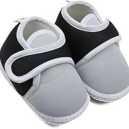 6 To 12 Months Baby Boys & Baby Girls Cotton Hook & Loop Shoes/Booties -BT2533-image-52