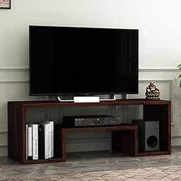 Peedha Studios Solid Sheesham Wood TV Unit for Bedroom with 3-Shelf Storage for Up to 43-Inch TV - Perfect Addition to Your Living Room Furniture (Morgen,Walnut)-image-83