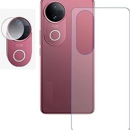 Ayra Back Skin guard With Camera lens protector Compatible with Vivo v50 5g and easy installation kit-image-96