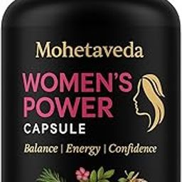 Mohetaveda Women's WELLNESS Power, Natural Hormonal Support, 20 Capsules, Energy and Vitality Supplement-20