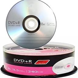 Premium Brand Blank DVD+DL (Double Layer) 8.5 GB x 240 min x 8X (Pack of 5 Disk with Free 5 DVD Cover)-image-89