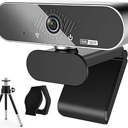 Vsofiot Webcam, 1080P Pro HD Webcam with Stereo Microphone, 110° Wide Angle, Privacy Cover, Tripod, for Conferencing, Live Streaming, Recording, Compatible with Skype/Zoom/YouTube-17