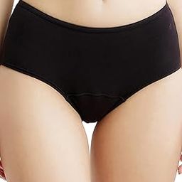 SW05 Women's Super Combed Cotton Elastane Stretch Period Panty with Leak Proof Inner Absorbent Layer and Stay Fresh Treatment-image-24