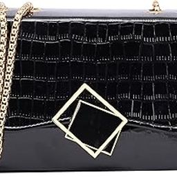 Women's Leatherette Croco Texture Sling Bag-image-19