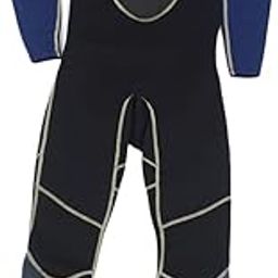 UJEAVETTE® Men 3Mm Diving Wetsuit One-Piece Long Sleeve Diving Suit Jumpsuit Blue M-image-78