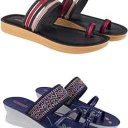 Extra Soft Classic Casual wear with Flexibility Technology Flat Combo for Women's/Girl's(6144+1947)()-image-5
