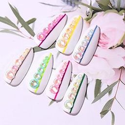 HEAVENGLOW 250pcs/Bag 3D Nail Art Rhinestones Decoration Tips Nail Art Stickers 03-image-27