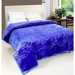 DHAN LAXMI Enterprises Luxurious Very Warm Floral Embossed Super Soft Warm Blanket Single Bed AC Balnket for Winter Size - Super King Design_302-image-78